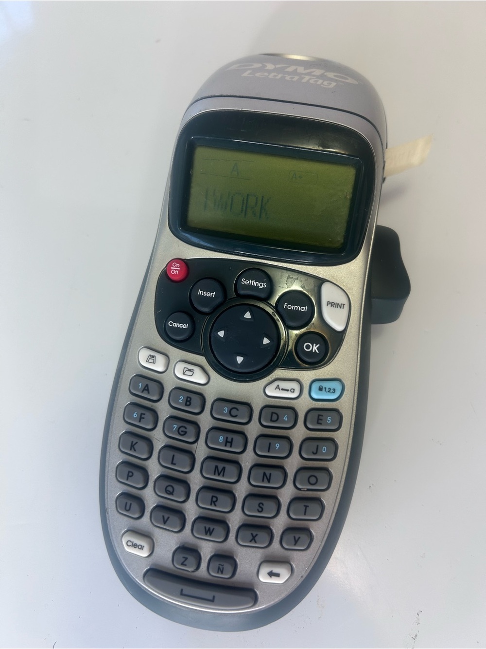 DYMO LetraTag  Portable Handheld Portable Label Maker  LT-100H Tested!
